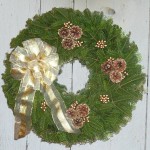 Gold Christmas Wreath